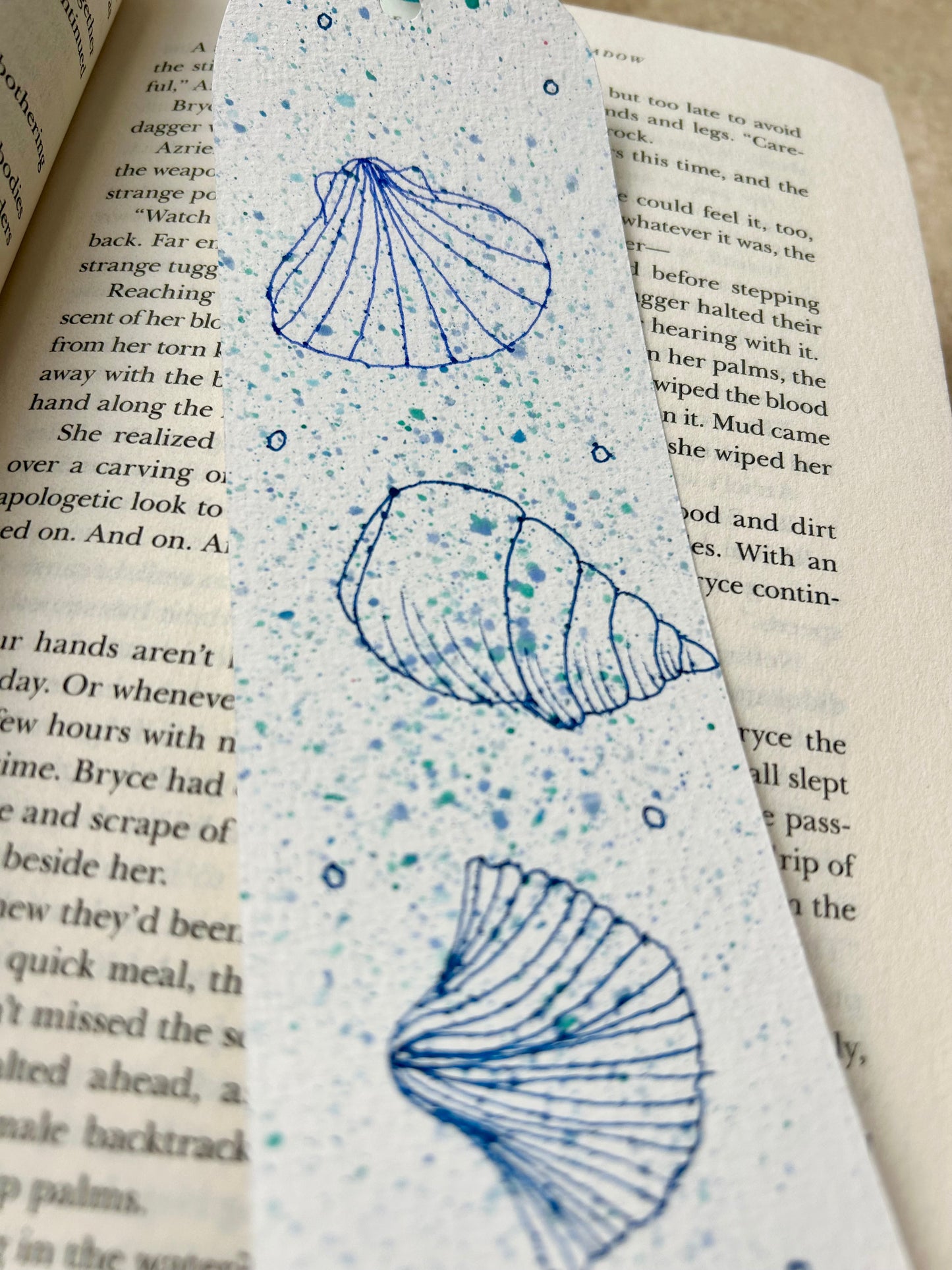 Sea shells & splatter