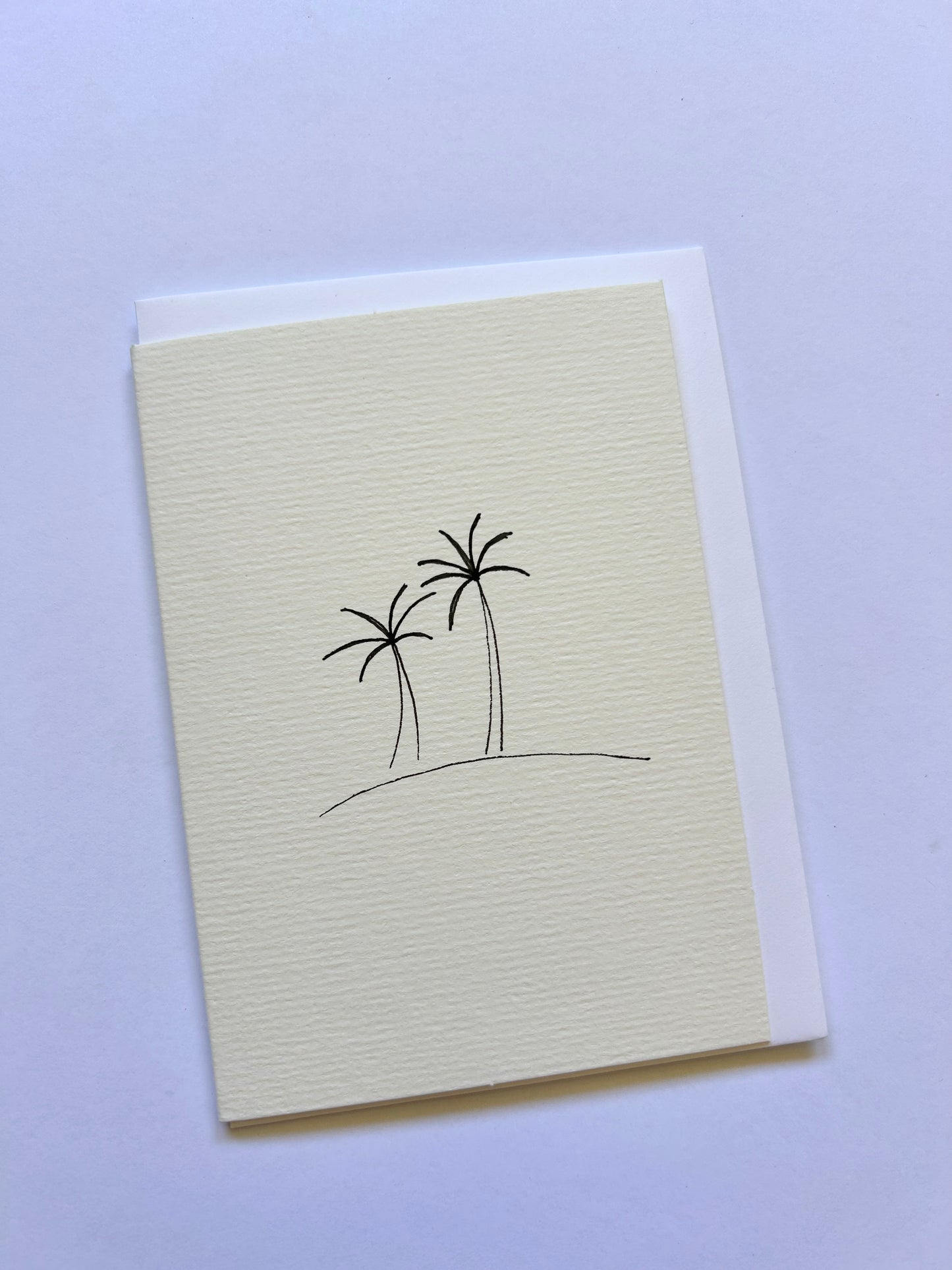 Palm tree card - small