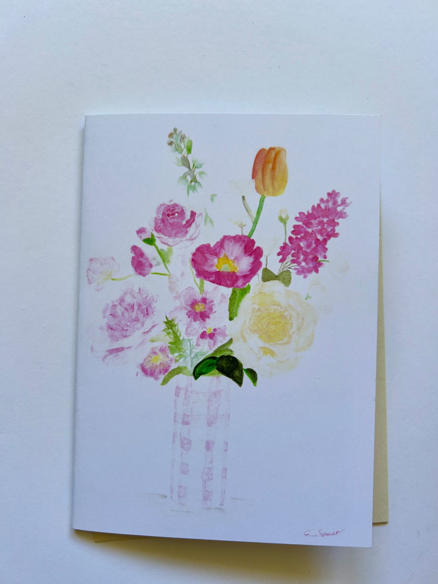 Vase of Happiness card