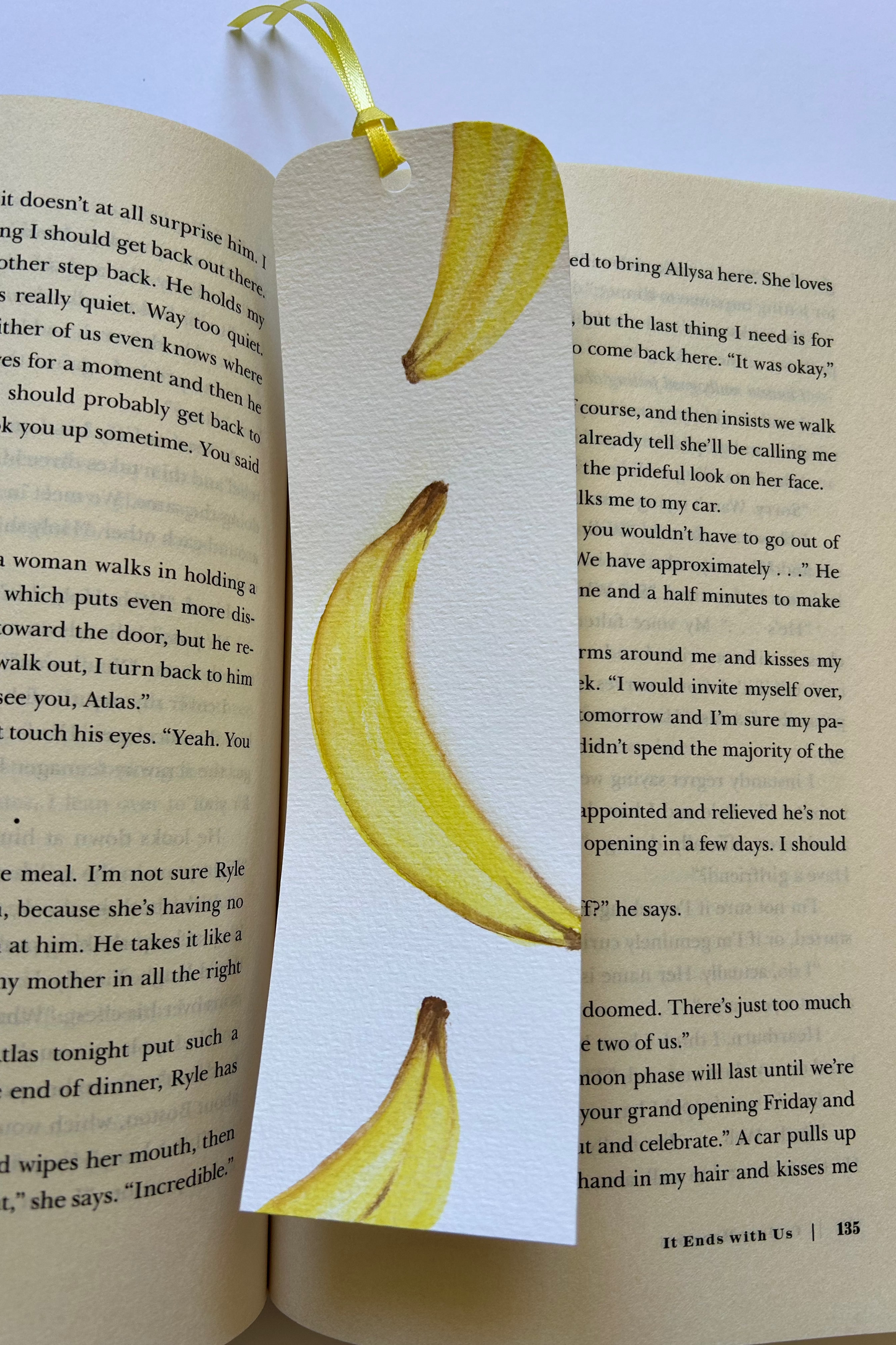 Banana bookmark