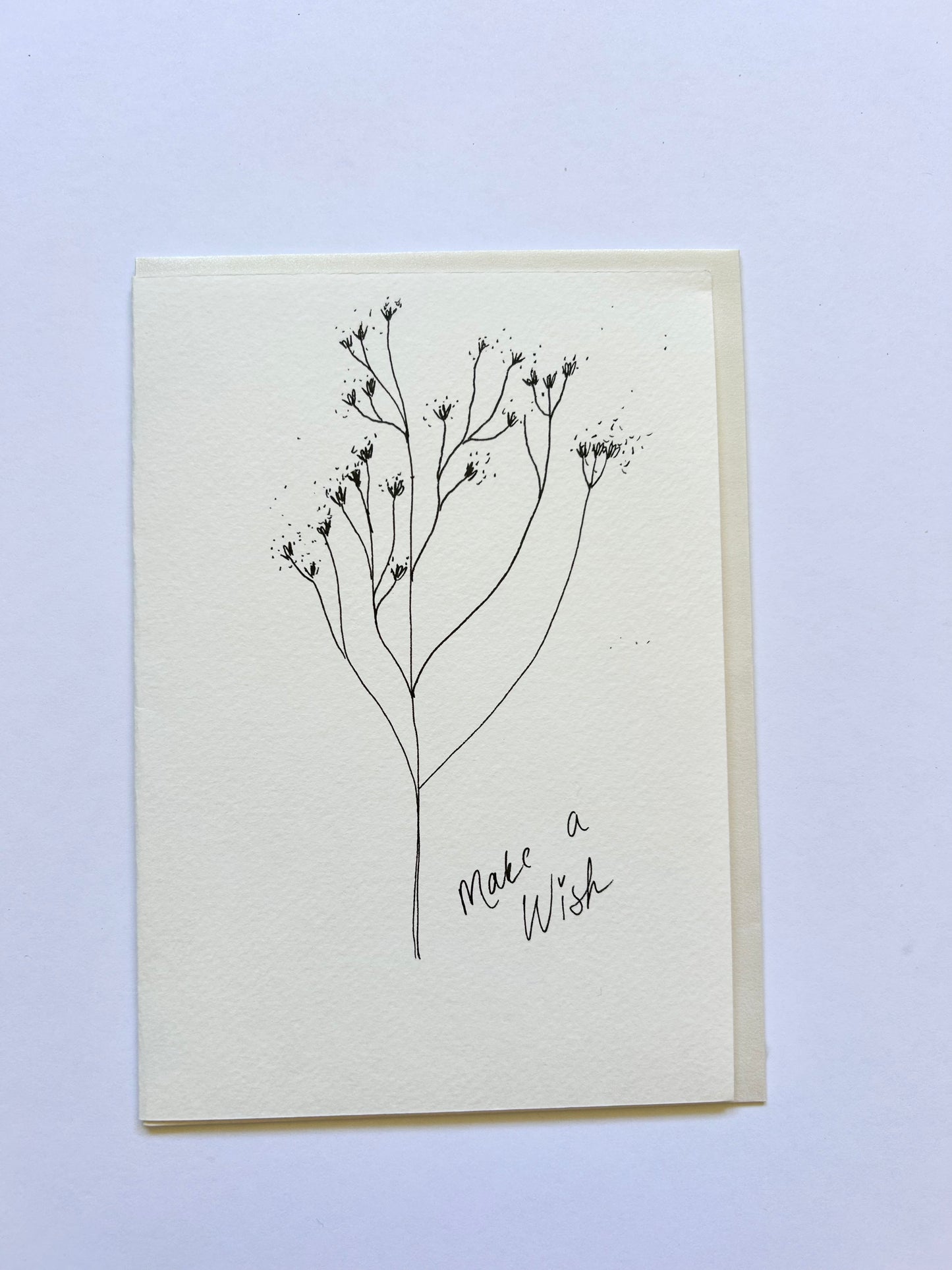 Make a wish card - small