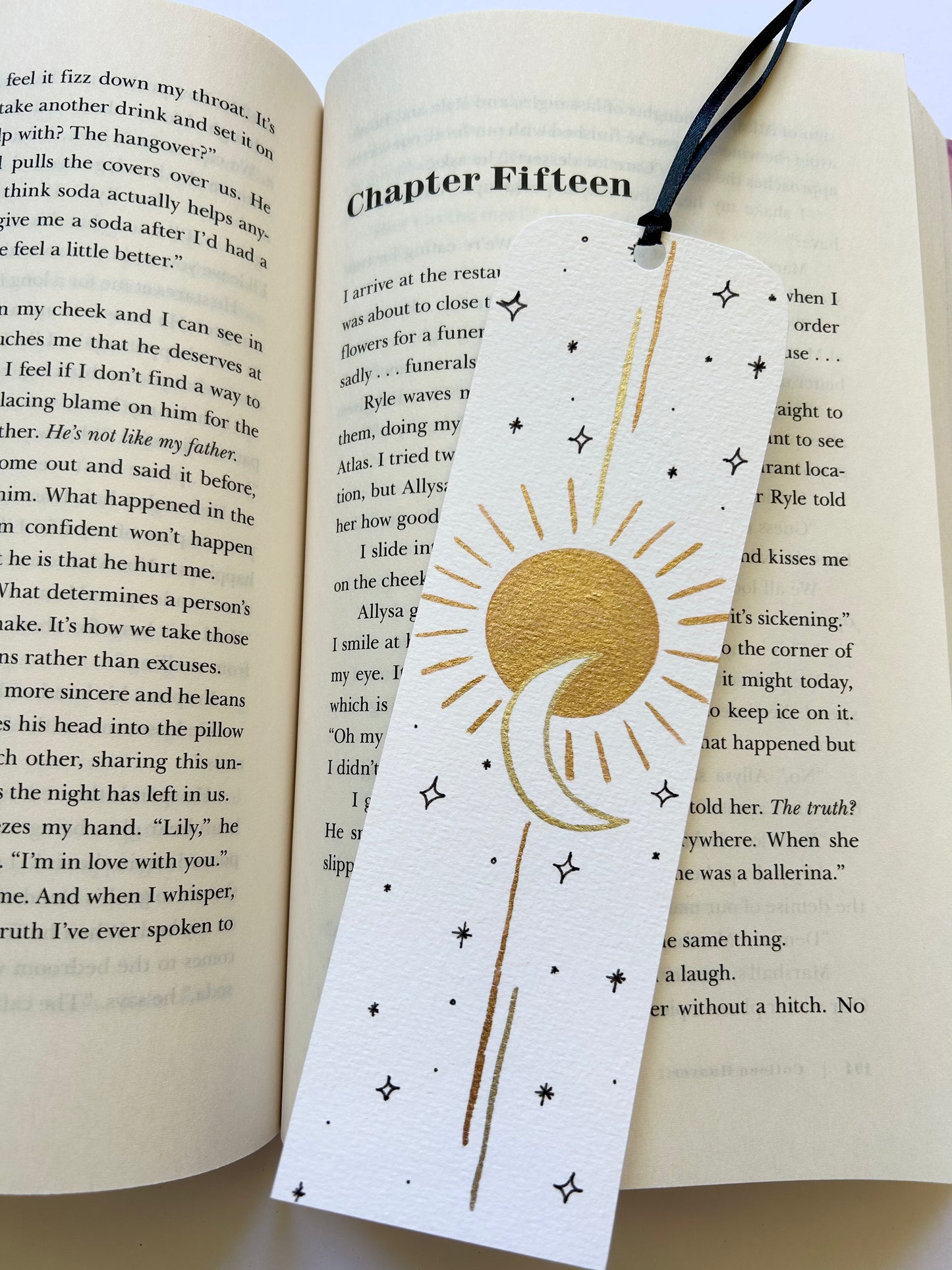 Sun & Moon - rose gold & silver