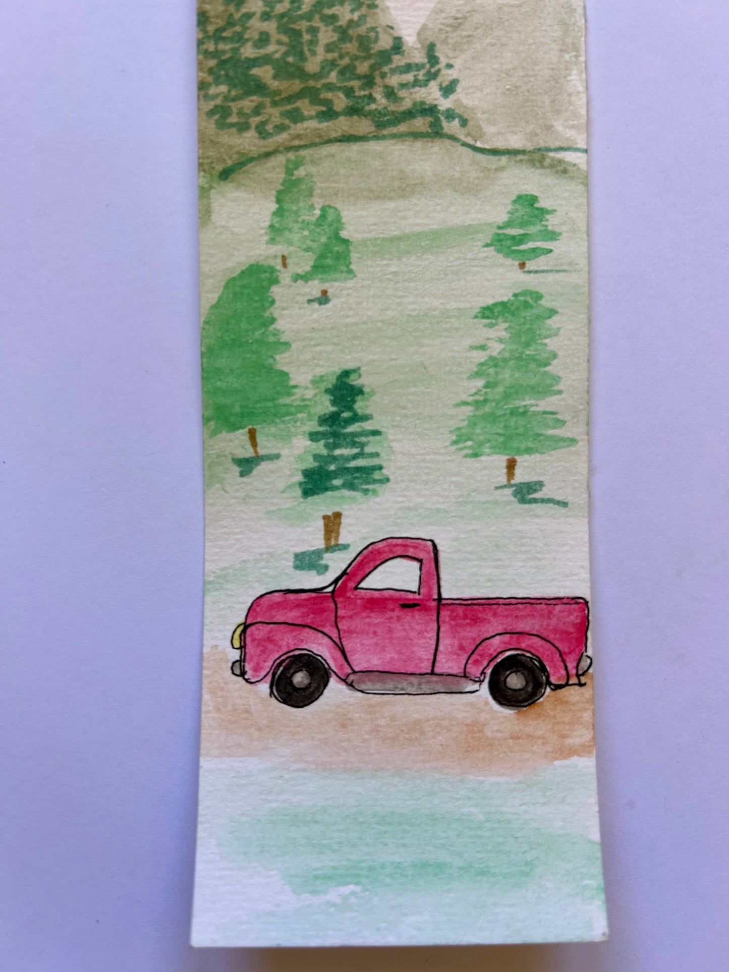 Truck & mountains